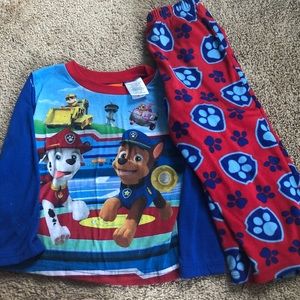 4T Paw Patrol Pajamas 2 pieces